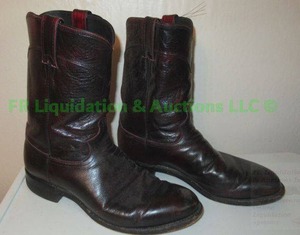 lot 69 image: Justin cowboy boots