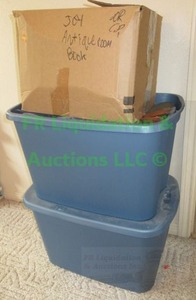 lot 57 image: Assorted clothes in totes