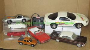 lot 139 image: 1965 Ford Mustang convertible Die cast car, Camaro remote control car and more