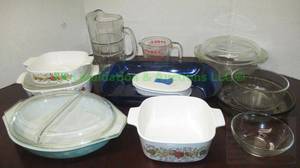 lot 188 image: Corning & Pyrex bakeware