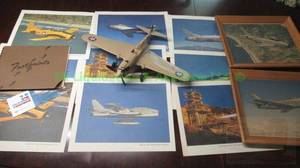lot 175 image: North American Aviation military aircraft prints plus
