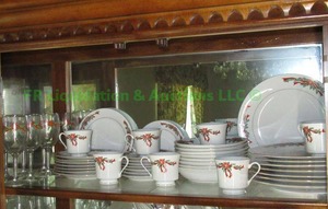 lot 183 image: Fairfield fine china complete serving set