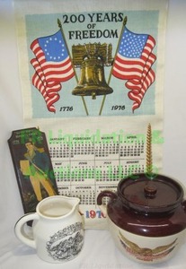 lot 240 image: Bicentennial 1776-1976 memorabilia