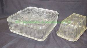 lot 245 image: Vintage glass refrigerator dishes