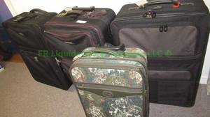 lot 291 image: Canvas suitcases 4 total