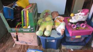 lot 308 image: Assorted girls toys including Barbie items plus as shown