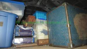 lot 338 image: Contents of attic, Christmas decor and ornaments, generous quantity