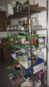 lot 279 image: Metro bakers rack (contents not included) 74 x 48 x 18