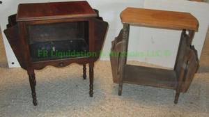 lot 356 image: Vintage mid-century telephone tables