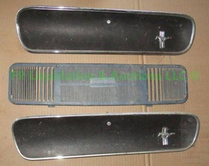 lot 402 image: 1965 Ford Mustang glove box doors and heater vent cover