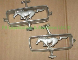 lot 405 image: 1965 Ford Mustang horse grille emblem