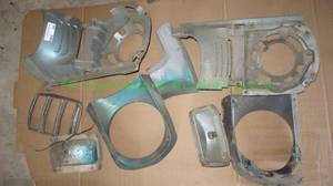 lot 403 image: 1965 Ford Mustang headlamp housing parts