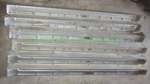 lot 447 image: 1965 Ford Mustang door sill plates with Ford logo