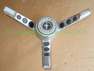 lot 433 image: 1965 Ford Mustang steering wheel horn button