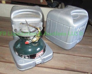 lot 498 image: Coleman model 508 portable camp stoves 2 count