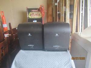 lot 160 image: 2 TOUCH-LESS PAPER TOWEL DISPENSERS
