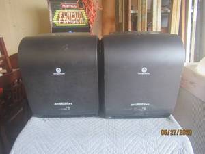 lot 159 image: 2 TOUCH-LESS PAPER TOWEL DISPENSERS