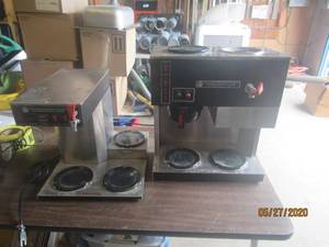 lot 165 image: 2 NEWCO COFFEE BREWERS 3 BURNERS&nbsp