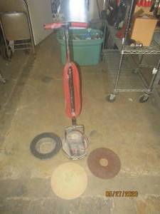 lot 264 image: ORBITOR HEAVY DUTY BUFFER WITH ATTACHMENTS TESTED AND WORKS