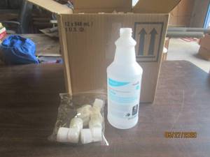 lot 187 image: 12 NEW 1QT BOTTLES WITH FLIP CAP&nbsp CREW SEALED AIR