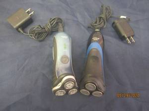 lot 54 image: TOTAL OF 2&nbsp PHILIPS NORELCO ELECTRIC RAZOR &amp SHAVER&nbsp