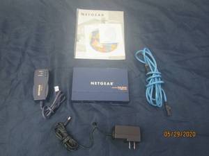 lot 59 image: NETGEAR PHONE LINE 10X HOME NETWORK USB ADAPTER WIRELESS READY PRINT SERVER MODEL&nbsp PS111W