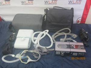 lot 71 image: TOTAL OF 2 CPAPS &nbspDREAMSTATION PHILIPS RESPIRONICS&nbsp &amp ELITE RESMED EPR BOTH WITH CARRY BAGS&nbsp