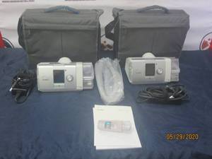 lot 72 image: TOTAL OF 2 RESMED AIRCURVE 10 VAUTO BIPAP BOTH WITH CARRY BAG