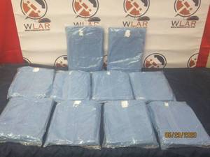 lot 73 image: TOTAL OF 10 PROTECTIVE SUITS&nbspENVIROGUARD PYRO GUARD FR 2 COVERALLS WITH HOOD AND BOOT &nbsp &nbsp &nbsp&nbsp SIZE 2XL&nbsp