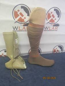 lot 126 image: PROSTHETIC LEG &amp ARIZONA&nbsp AZAFO FOOT ANKLE BRACE ORTHOTIC ORTHODSIS LEG LACE UP