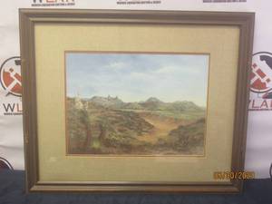 lot 133 image: VINTAGE PAINTING FRAMED SIGNED BARBARA COX NUMBERED &nbsp 4450 WITH COA&nbsp DATED 1985&nbsp27 12 H X 33 12 L&nbsp