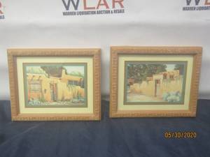 lot 138 image: TOTAL OF 2 FRAMED&nbsp PAINTINGS SIGNED K. BRUEGGEMANN&nbsp&nbspBOTH&nbsp 8 12 H X 10 L&nbsp