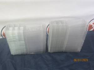 lot 202 image: GENEROUS AMOUNT OF CANDLE CLAMSHELL CONTAINERS-TART MOLD