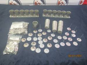 lot 211 image: GENEROUS AMOUNT OF WICK TABS &amp&nbsp CANDLE HOLDERS&nbsp