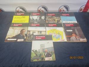 lot 220 image: TOTAL OF 9 - JAN -FEB 1960 BUISNESS WEEK MAGAZINE&nbsp MCGRAW-HILL PUBLICATION&nbsp