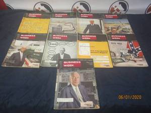 lot 223 image: TOTAL OF 9 - &nbsp JULY --AUGUST 1960 BUISNESS WEEK MAGAZINE&nbsp MCGRAW-HILL PUBLICATION&nbsp