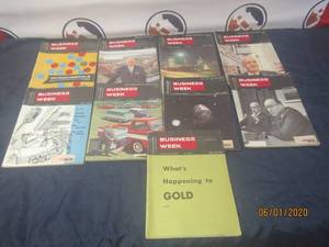 lot 224 image: TOTAL OF 9 &nbsp SEPT-OCTOBER&nbsp 1960 BUISNESS WEEK MAGAZINE&nbsp MCGRAW-HILL PUBLICATION&nbsp