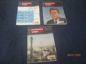 lot 225 image: TOTAL OF 3&nbsp - JAN -FEB 1960 BUISNESS WEEK MAGAZINE&nbsp MCGRAW-HILL PUBLICATION&nbsp