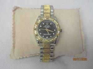 lot 247 image: ROLEX OYSTER PERPETUAL DAY-DATE SUPERLATIVE CHRONOMETER OFFICIALLY CERTIFIED&nbsp SWISS MOVT 23K-30M AUTHENTICITY UNKNOWN PLEASE PREVIEW