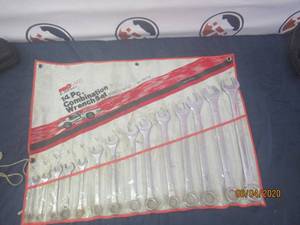 lot 254 image: PRO MATE 14PC COMBO WRENCH SET BY TRUECRAFT