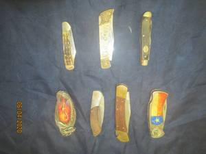 lot 277 image: 7 VINTAGE POCKET KNIVES&nbsp