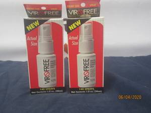 lot 299 image: 2 NEW VIROFREE VIROCIDAL  GERMICIDAL DISINFECTANT