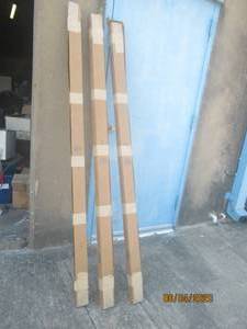 lot 326 image: 3 NEW ULINE INDUSTRIAL STEEL SHELVING POST 75 TALL&nbsp