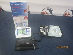 lot 336 image: &nbspBLOODPRESSURE MACHINES &amp BLOOD GLUCOSE MACHINE&nbsp&nbsp- SMART HEART AUTOMATIC BLOOD PRESSURE MONITOR WITH INTELLIGENT INFLATION&nbsp&nbsp- TRUE RESULTS GLUCOSE MACHINE&nbsp
