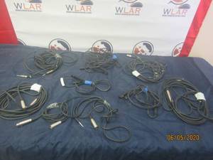 lot 362 image: TOTAL OF 9 INSTRUMENT CABLES&nbsp- LIVEWIRE CABLES&nbsp&nbsp- PRO MUSIC MOVER 12051- VTG AUDIO MICO PHONE CABLE&nbsp&nbsp- NEUTRIK CABLES&nbsp&nbsp- MOGAMI CABLES&nbsp