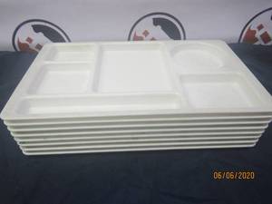 lot 422 image: 8 USED FOOD TRAYS 6 PLACE