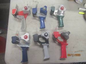 lot 463 image: 6 TAPE HOLDERROLLERS
