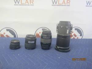 lot 474 image: 4 CAMERA LENSES