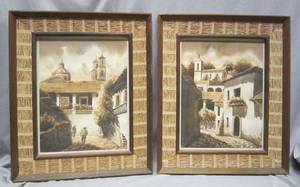 lot 13 image: Pair of Tatrullo watercolor prints