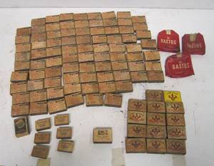 lot 68 image: Vintage Wood Matchboxes